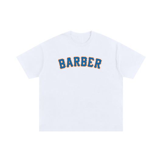 New York Barber Tee - White