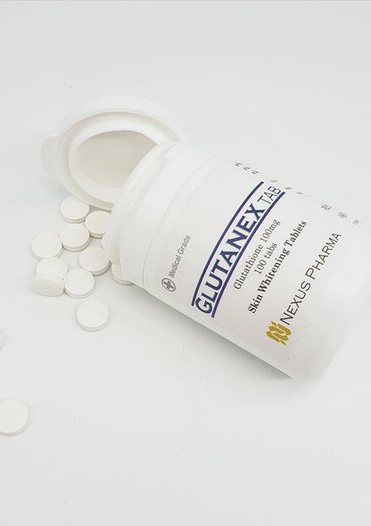 [NEXUS PHARMA] Glutanex Medicine Grade Glutathione Tablets (1 Box = 100mg x 100 Tablets)