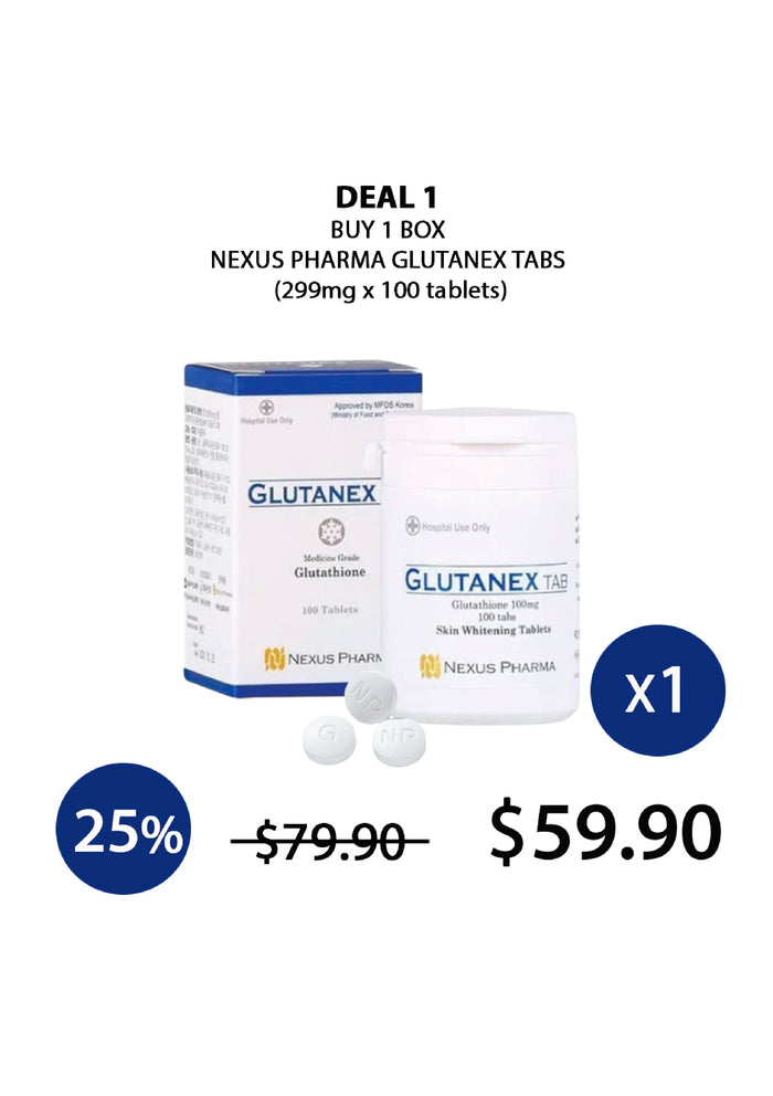 (BUY 1) NEXUS PHARMA GLUTANEX TABLETS