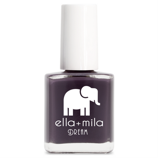 Night In dark pastel purple nail polish bottle – ella+mila Dream