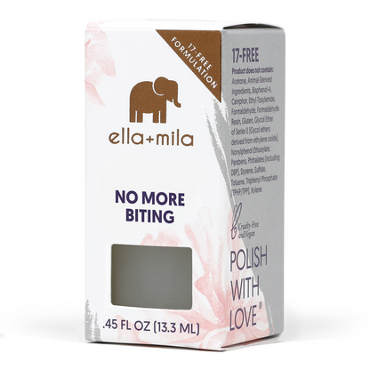 No More Biting nail biting prevention with its retail box, 0.45 fl oz