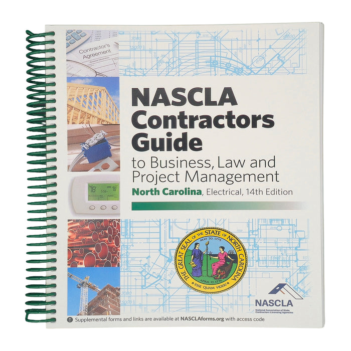 North Carolina NASCLA Contractors Guide to Business, Law and Project Management, NC Electrical 14th Edition