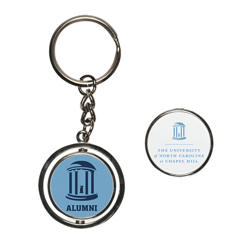 North Carolina Tar Heels Alumni Spinner Key Ring - Main View - Wincraft