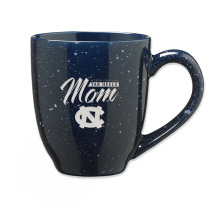 North Carolina Tar Heels Mom 16oz Engraved Ceramic Mug - Main View - Rico Industries