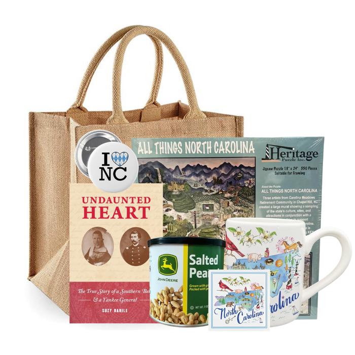 North Carolina Themed Gift Set with Tote - Main View - Shrunken Head