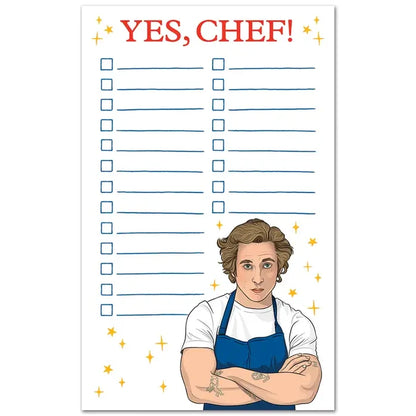 Notepad: Yes, Chef!