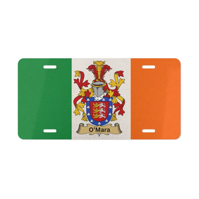 O'Mara Irish Coat of Arms License Plate