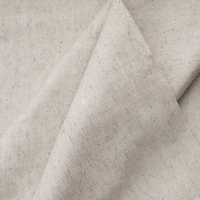 Oat fabric swatch in natural linen weave with soft texture, made-to-order, quick delivery, quality craftsmanship made in the USA