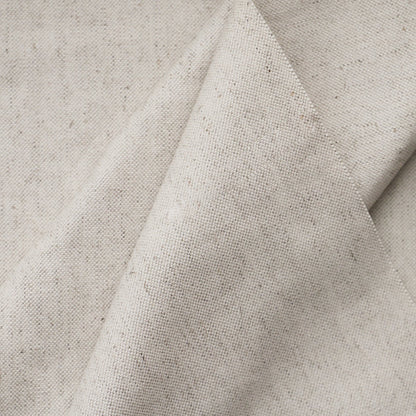 Oat fabric swatch in natural linen weave with soft texture, made-to-order, quick delivery, quality craftsmanship made in the USA