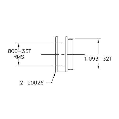 Objective Convertible Adapter, SKU Navitar-2-50026, three quarter front view