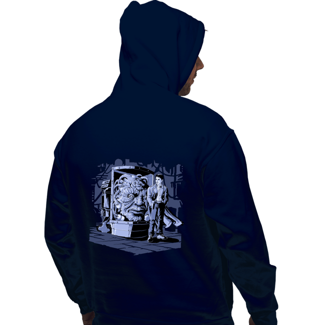 Pullover Hoodies, Unisex / Small / Navy