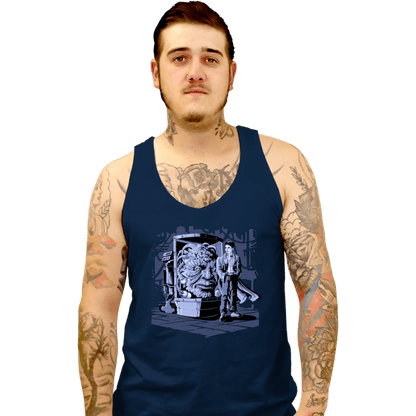 Tank Top, Unisex / Small / Navy