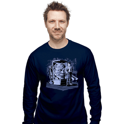 Long Sleeve Shirts, Unisex / Small / Navy