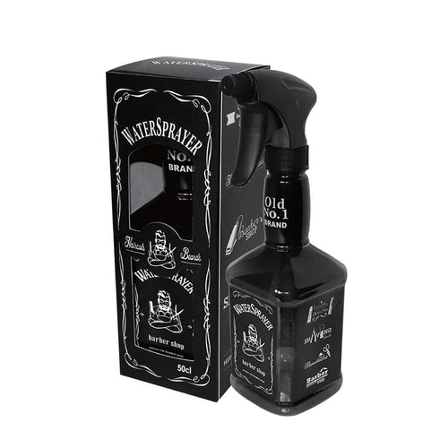BEAUTY TOWN old no1 spray bottle 500ml black watersprayer for barber shop tools accessories