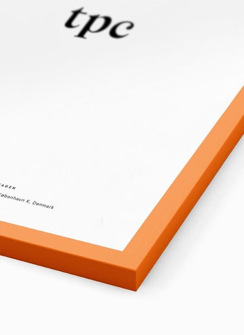 Orange Wood Frame