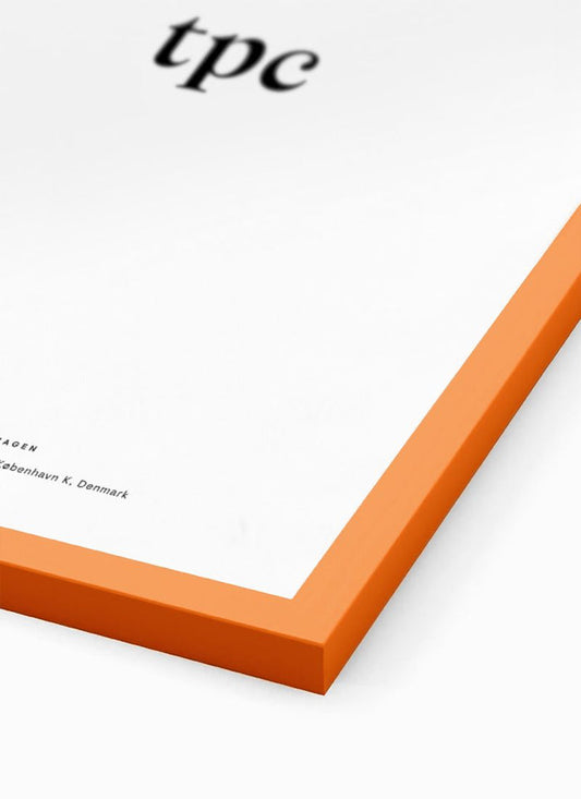 Orange Wood Frame