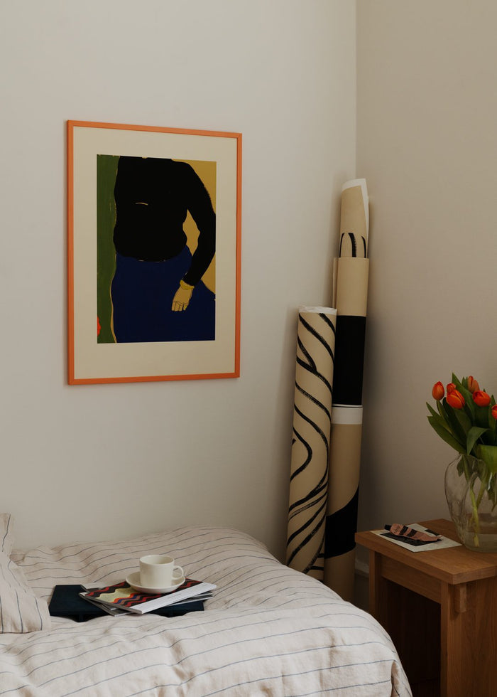 Orange Wood Frame