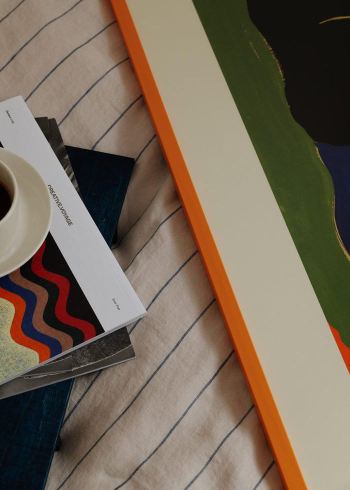 Orange Wood Frame
