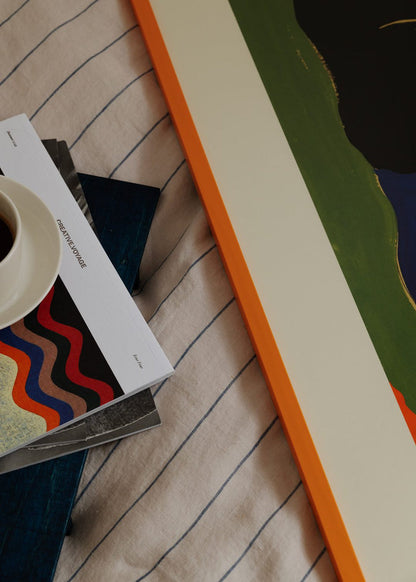 Orange Wood Frame