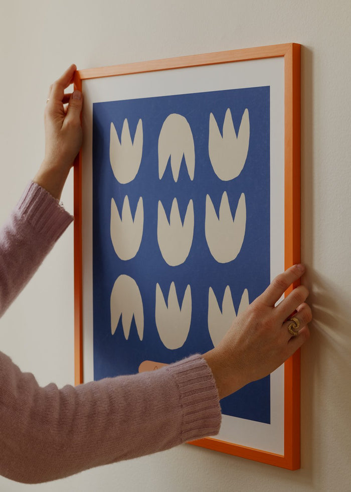 Orange Wood Frame
