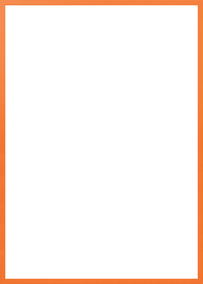 Orange Wood Frame