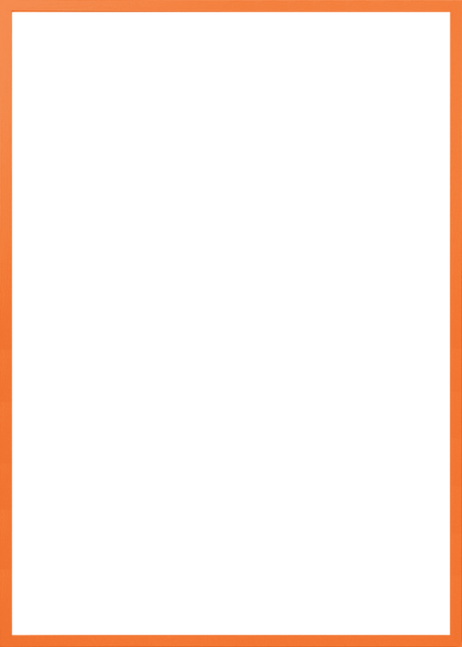 Orange Wood Frame