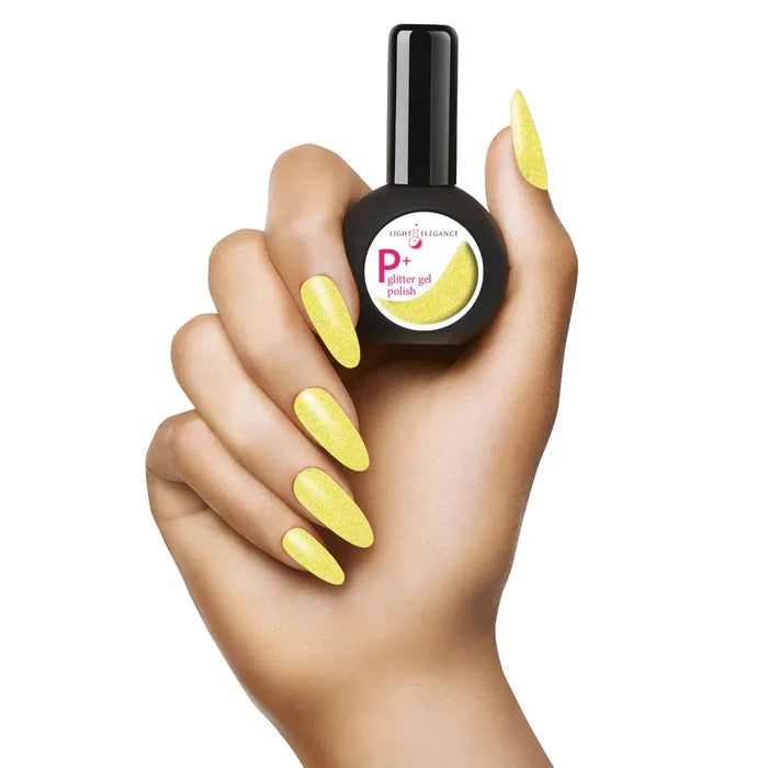 P+ Sugar Drop, Glitter Gel Polish, 15 ml (D)