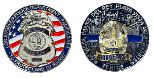 Pacific Division Limited Edition 100th Anniversary Challenge Coin