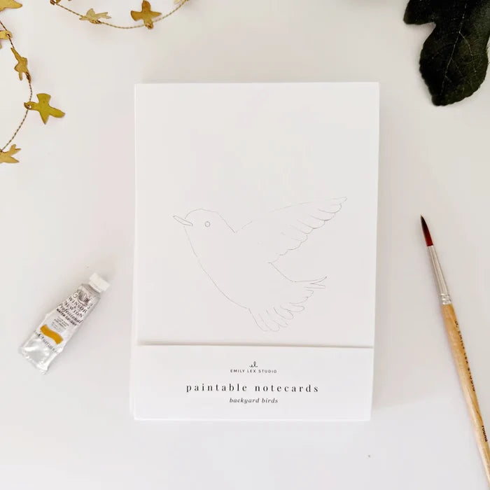Paintable Birds Notecards