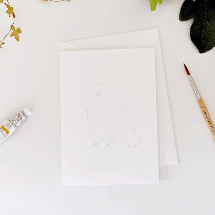 Paintable Birds Notecards