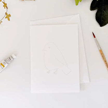 Paintable Birds Notecards