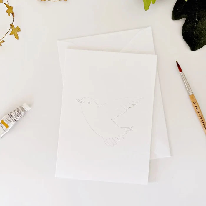 Paintable Birds Notecards