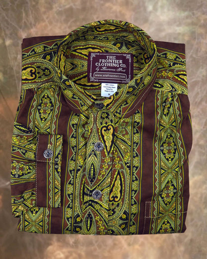 Paisley and Stripes #3 - Men's Victorian Shirt