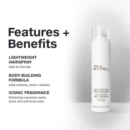 Paul Mitchell Soft Style Super Clean Light Finishing Spray 315ml