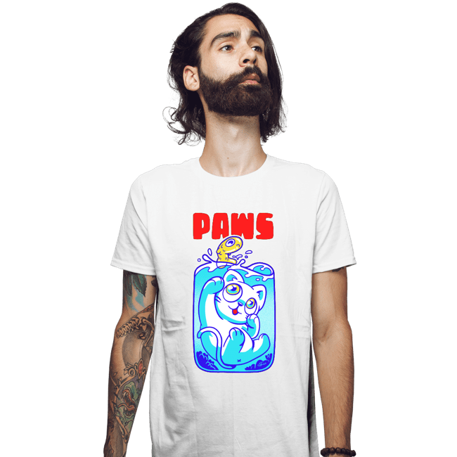 Shirts Fitted Shirts, Mens / Small / White Paws