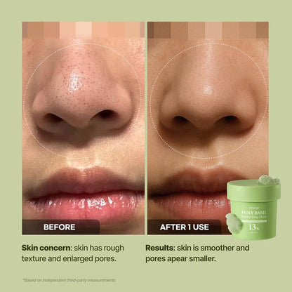 P.CALM Holy Basil Bubble Deep Mask 90g قناع بي.كالم العميق برغوة الريحان المقدس - Princess Cosmetics Qatar