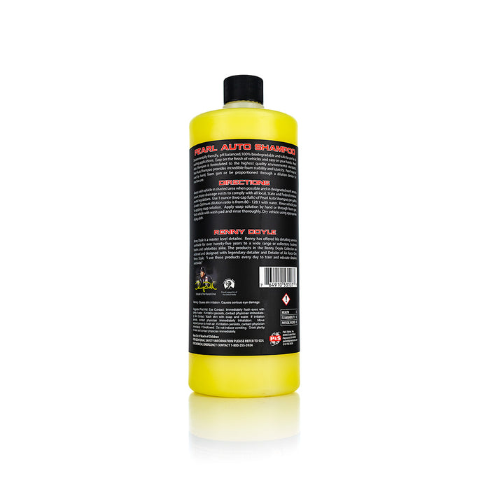 P&S Pearl Auto Shampoo 32oz back view on a white background.