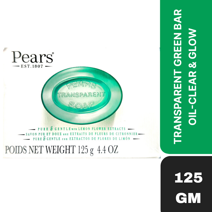 Pears Transparent Soap Pure And Gentle With Lemon Flower Extracts(Imported )(UI) 125gm