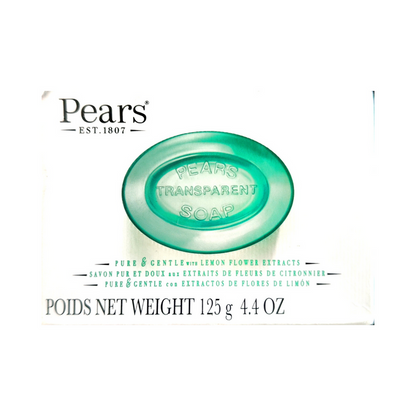 Pears Transparent Soap Pure And Gentle With Lemon Flower Extracts(Imported )(UI) 125gm