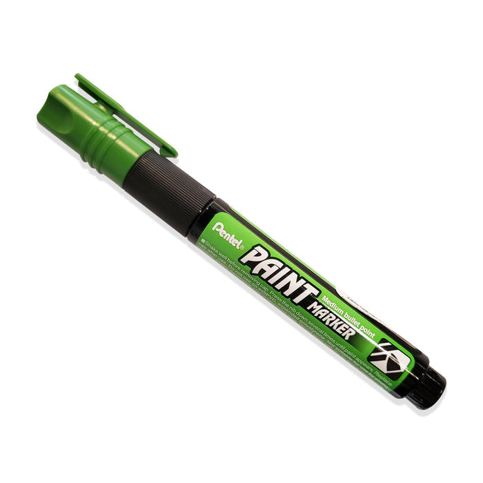 Light green Pentel paint marker with a medium bullet point.