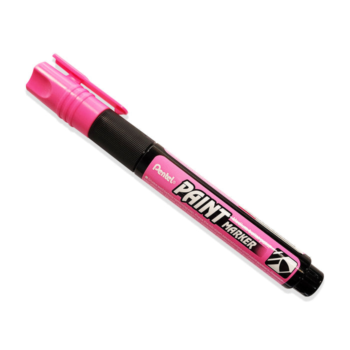 Pink Pentel paint marker with a medium bullet point.