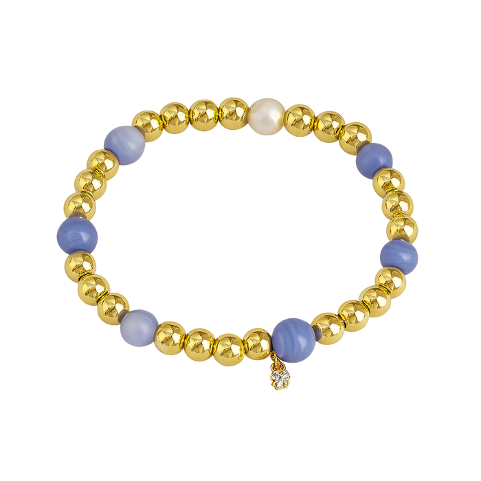 Periwinkle Shayla Stretch Bracelet by Annabanana - Main View - AnnaBanana