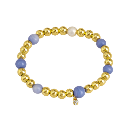 Periwinkle Shayla Stretch Bracelet by Annabanana - Main View - AnnaBanana