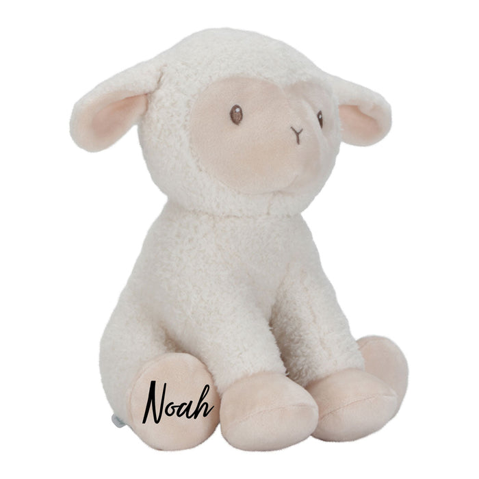 Personalisiertes Kuscheltier Schaf mit Name in der Produktansicht