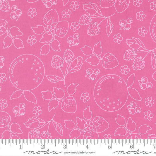 Petal Pink- Fruit Salad- Fat Quarter