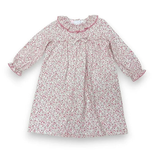 Petit Bebe Tiny Pink Floral L/S Float w/ Bow