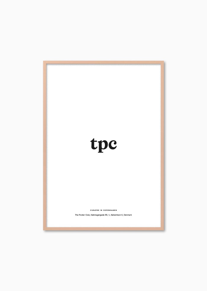 Pink Wood Frame - The Poster Club