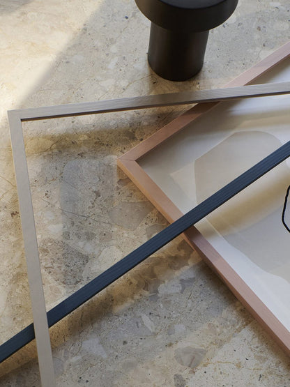 Painted wood frames