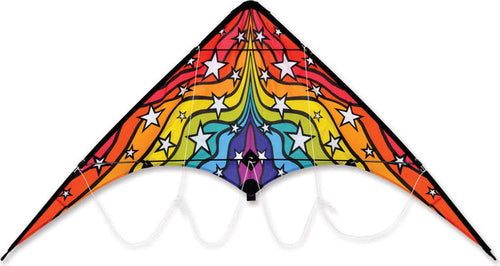 Zoomer 2.0 Sport Kite - Rainbow Stars