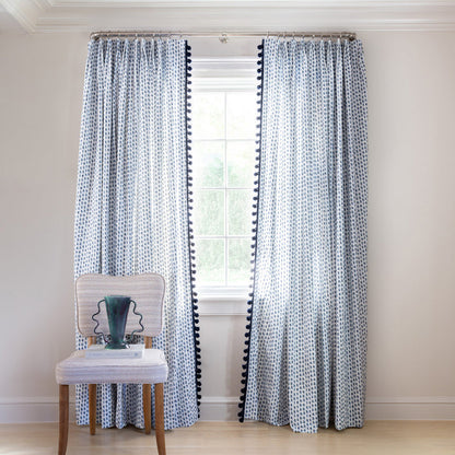 FEATURED: Shown with Tailored Pleat / Privacy / Cadet Pom Pom